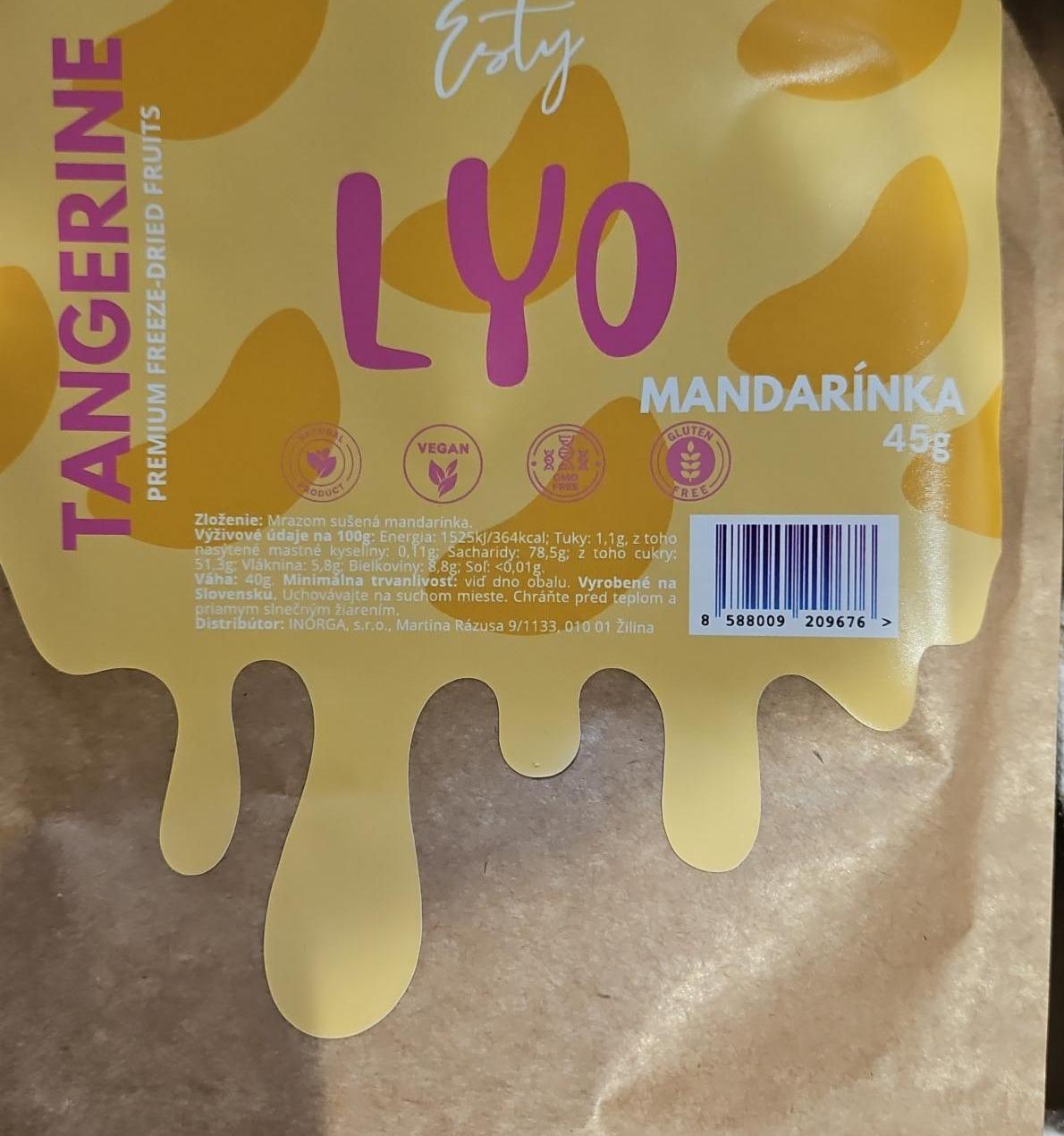 Fotografie - Lyo Tangerine Mandarínka Esty