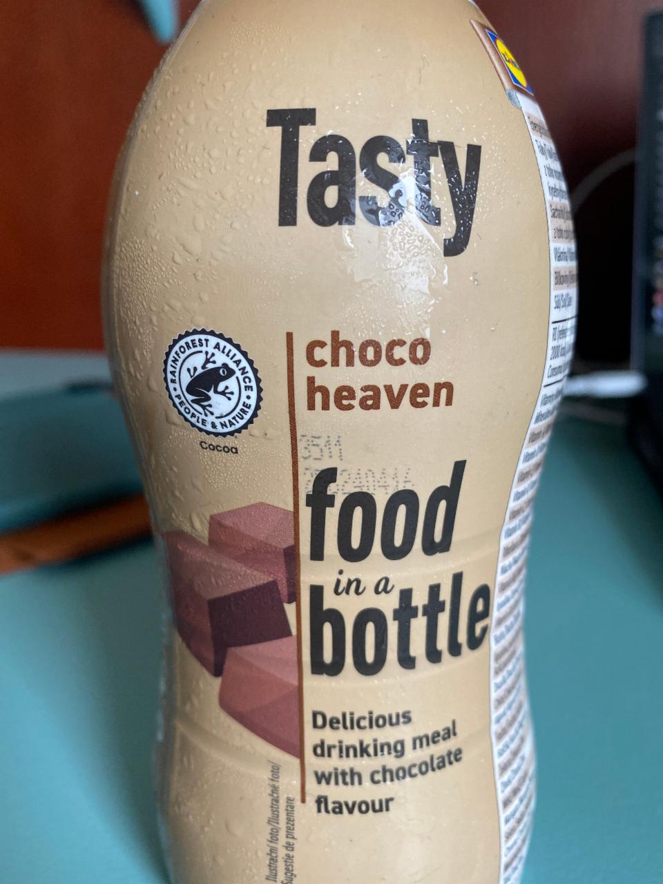 Fotografie - Tasty choco heaven food in a bottle Lidl