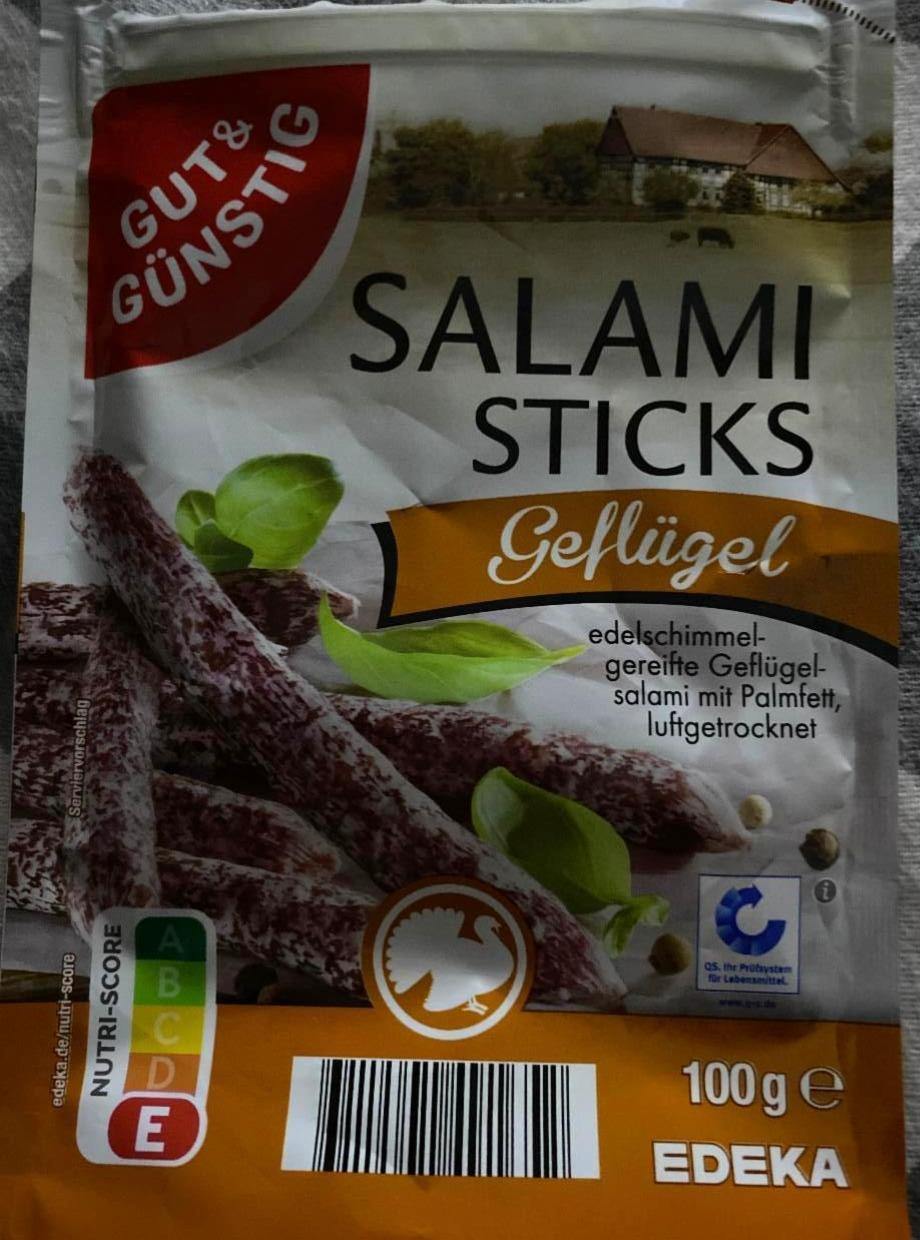 Fotografie - Salami Sticks Geflügel Gut & Günstig