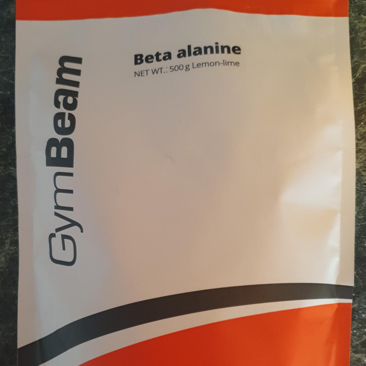 Fotografie - Beta alanine Lemon-Lime GymBeam