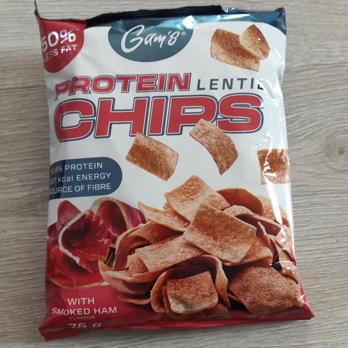 Fotografie - Protein Lentil Chips with smoked ham Gam's