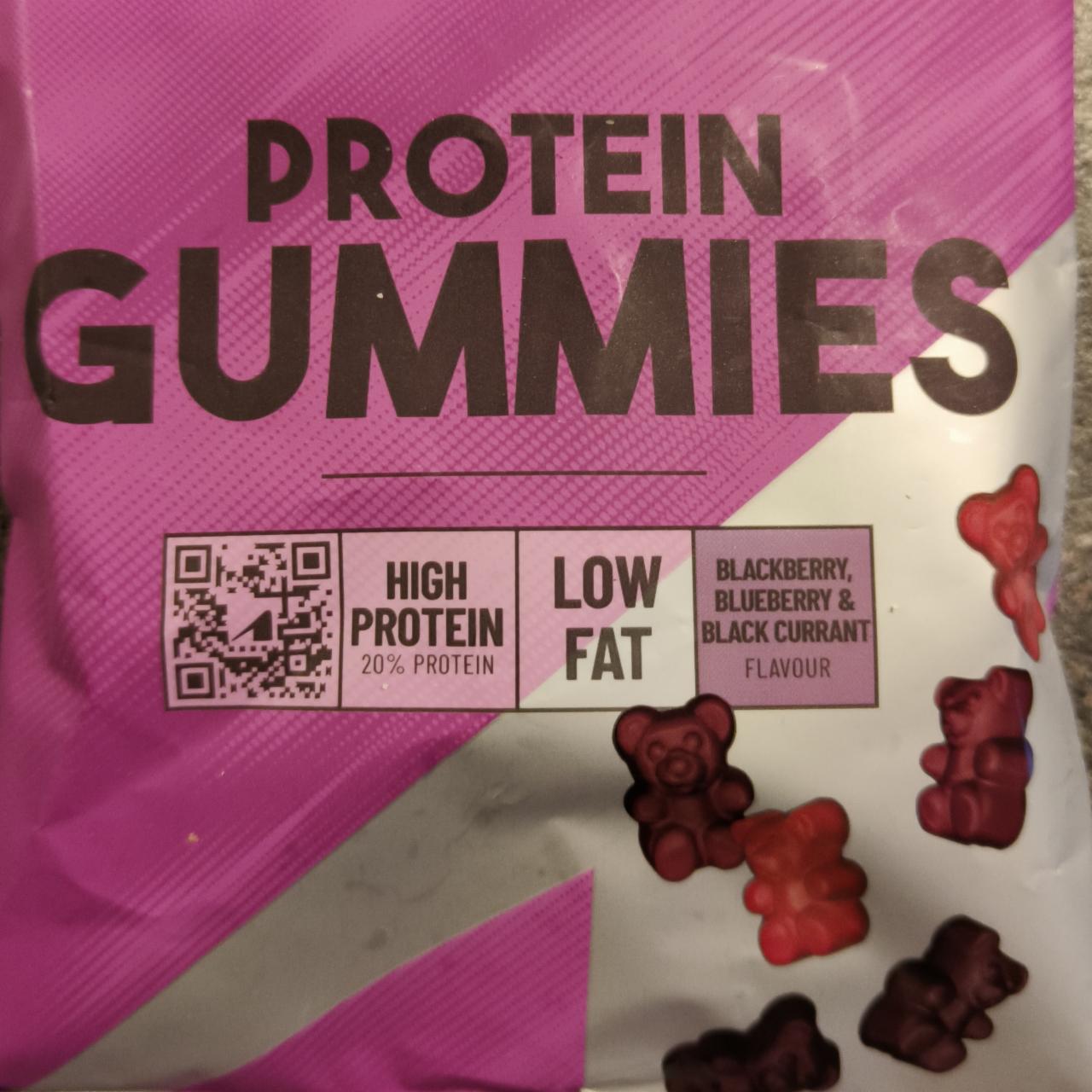 Fotografie - Protein gummies blackberry blueberry&black currant Accelerate