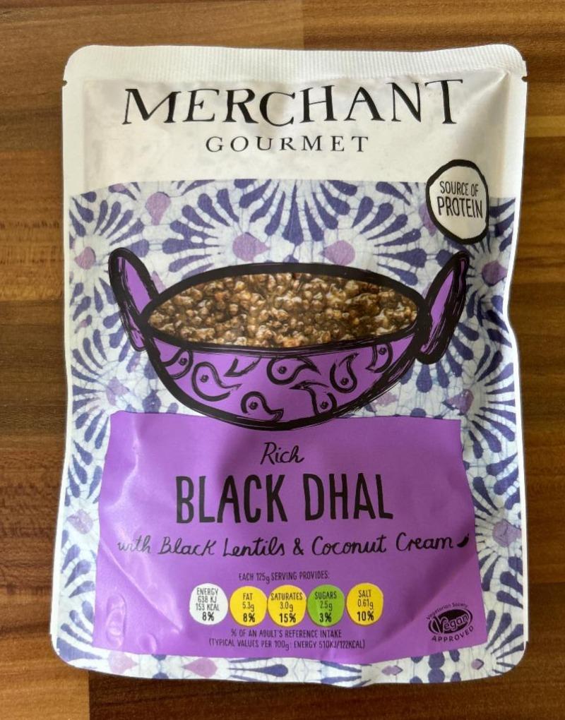 Fotografie - Rich Black Dhal with Black Lentils & Coconut Cream Merchant Gourmet