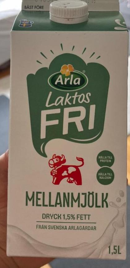 Fotografie - Mellanmjölk Arla Laktos Fri