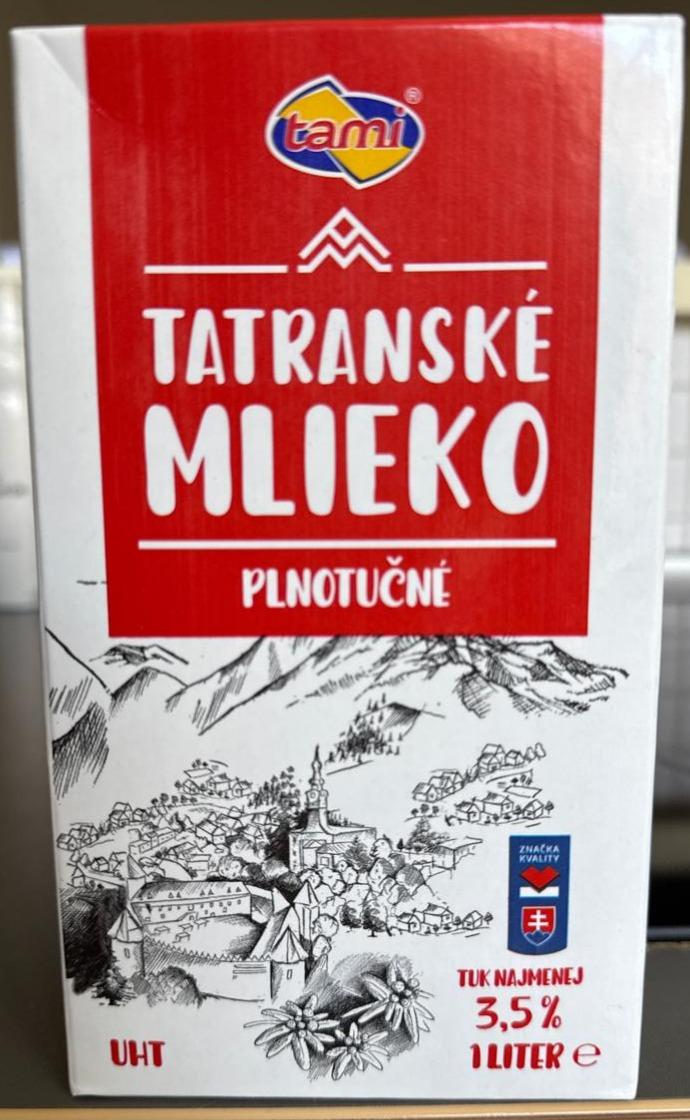 Fotografie - Tatranské mlieko plnotučné 3,5%