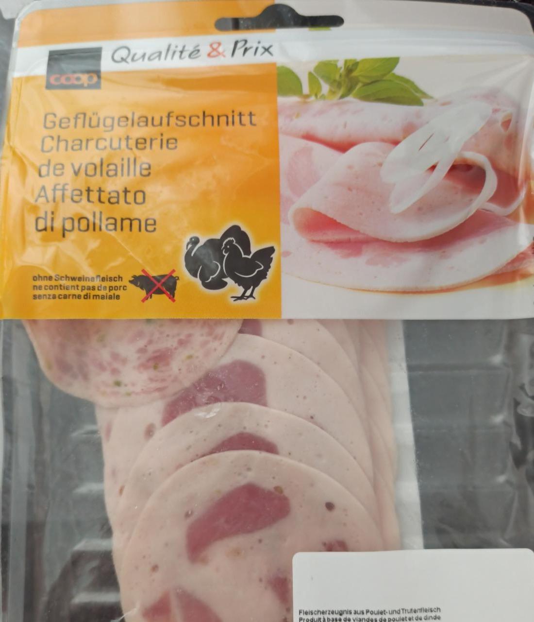 Fotografie - Geflügelaufschnitt Coop Qualite & Prix