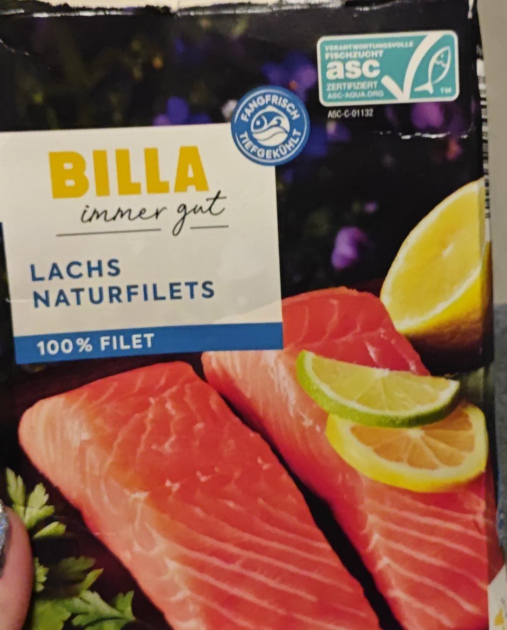 Fotografie - Lachs Naturfilets Billa