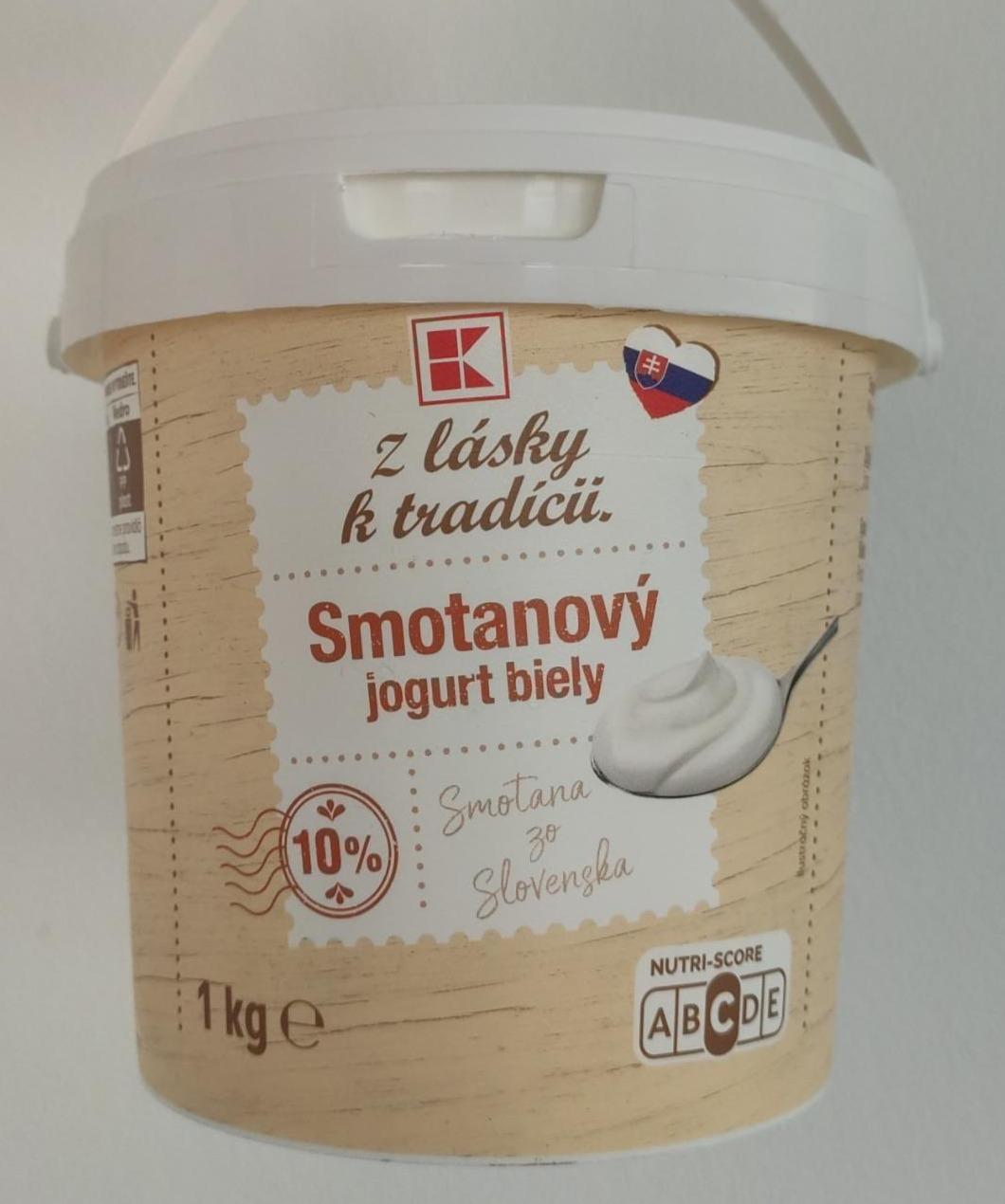 Fotografie - Smotanový jogurt biely 10% K-Classic
