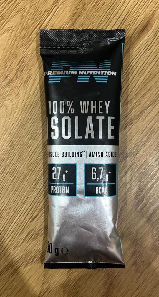 Fotografie - 100% Whey Isolate Starwberry Premium Nutrition