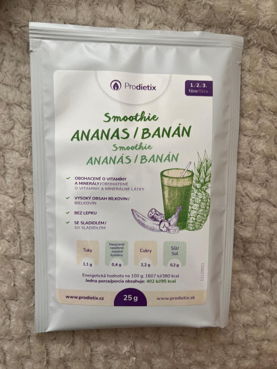 Fotografie - Smoothie Ananás / Banán Prodietix