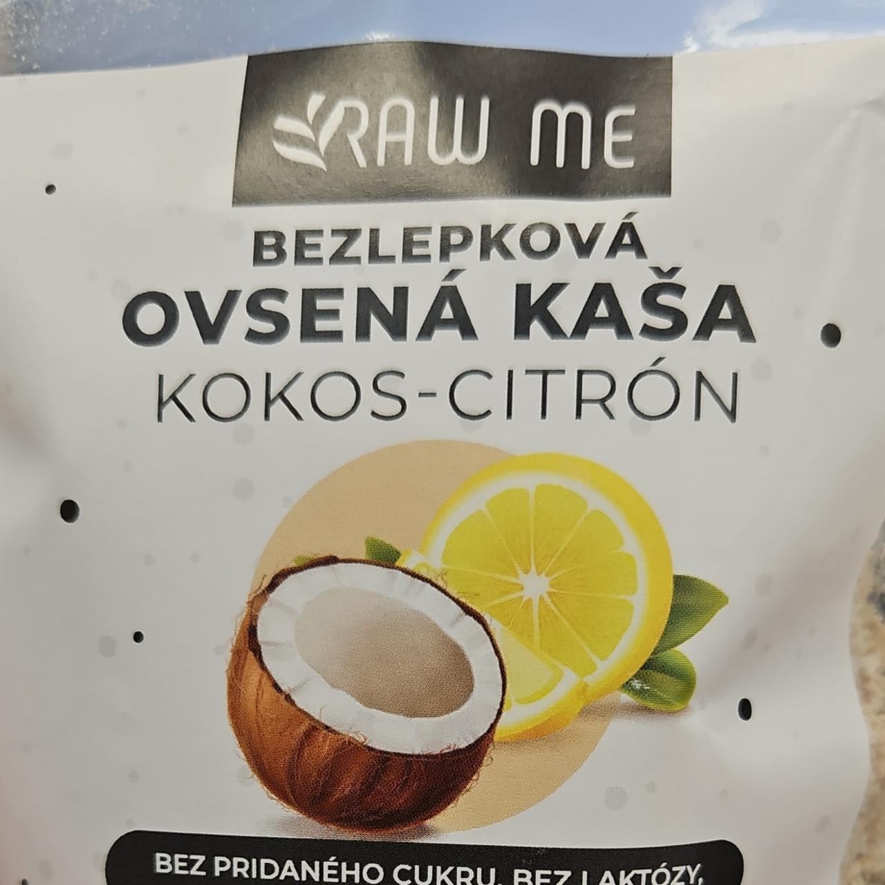 Fotografie - Bezlepková Ovsená Kaša Kokos-Citrón Raw me