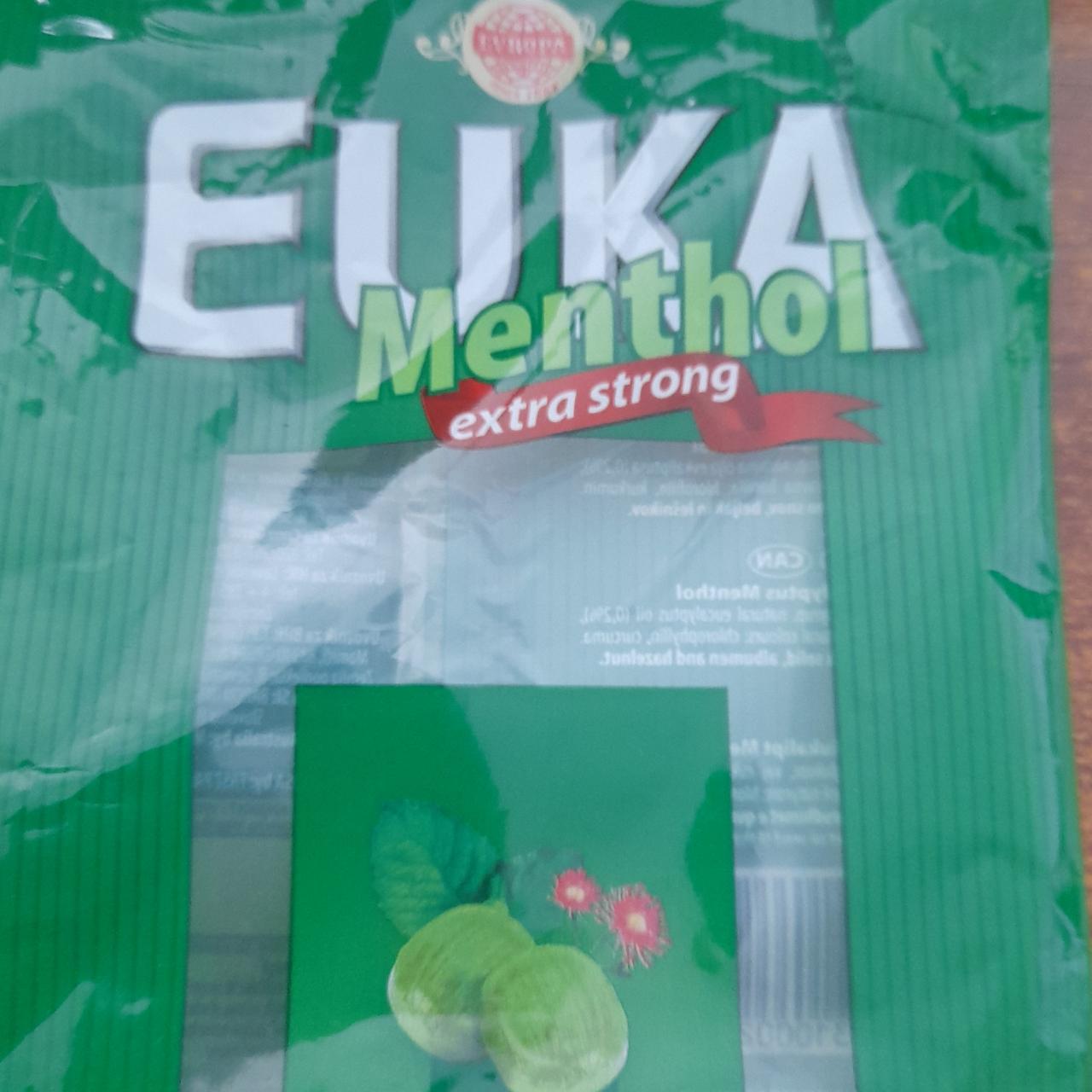 Fotografie - Euka menthol extra strong Evropa