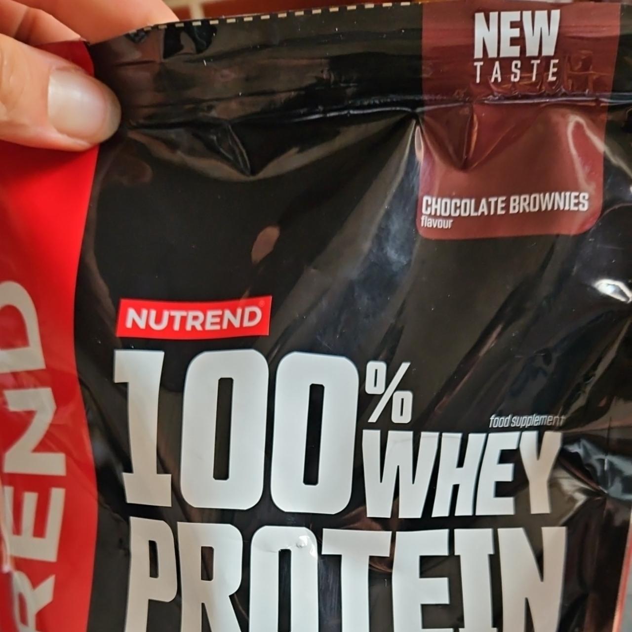 Fotografie - Nutrend whey protein chocolate brownies