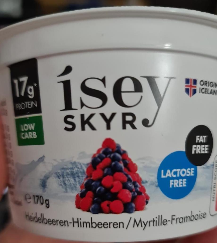 Fotografie - Ísey Skyr Heidelbeere-Himbeere