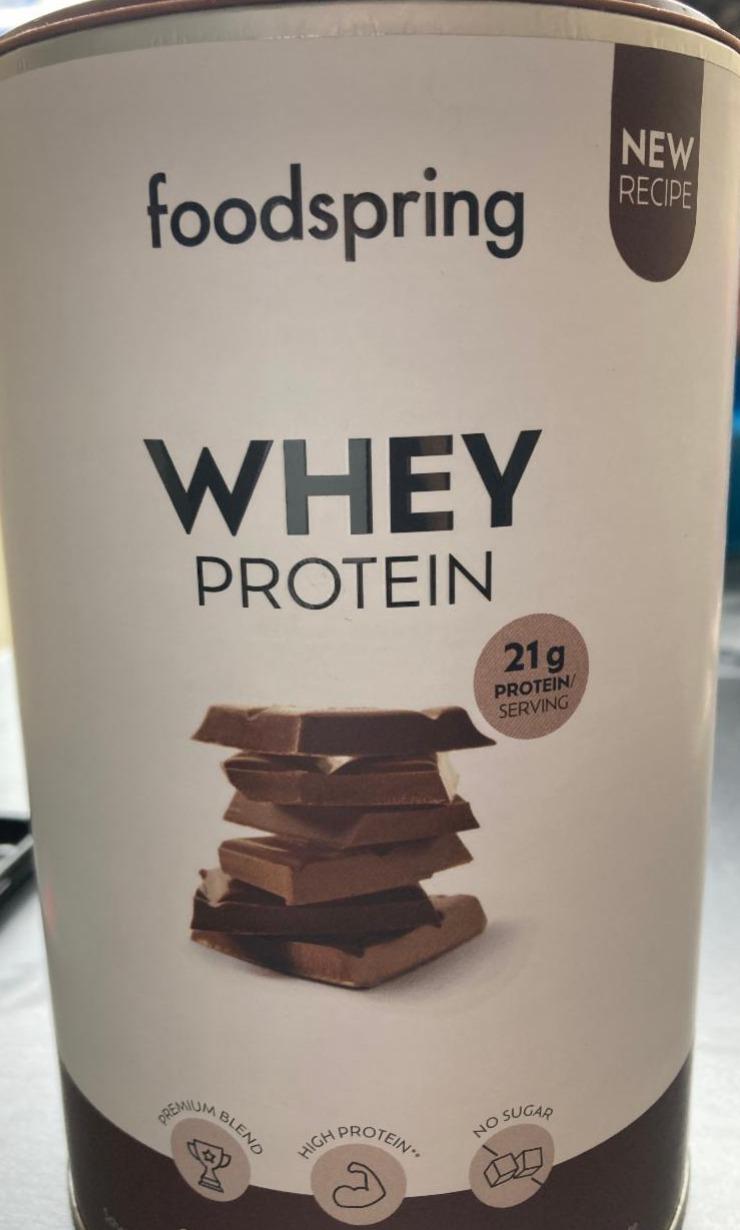 Fotografie - Whey protein chocolate flavour Foodspring