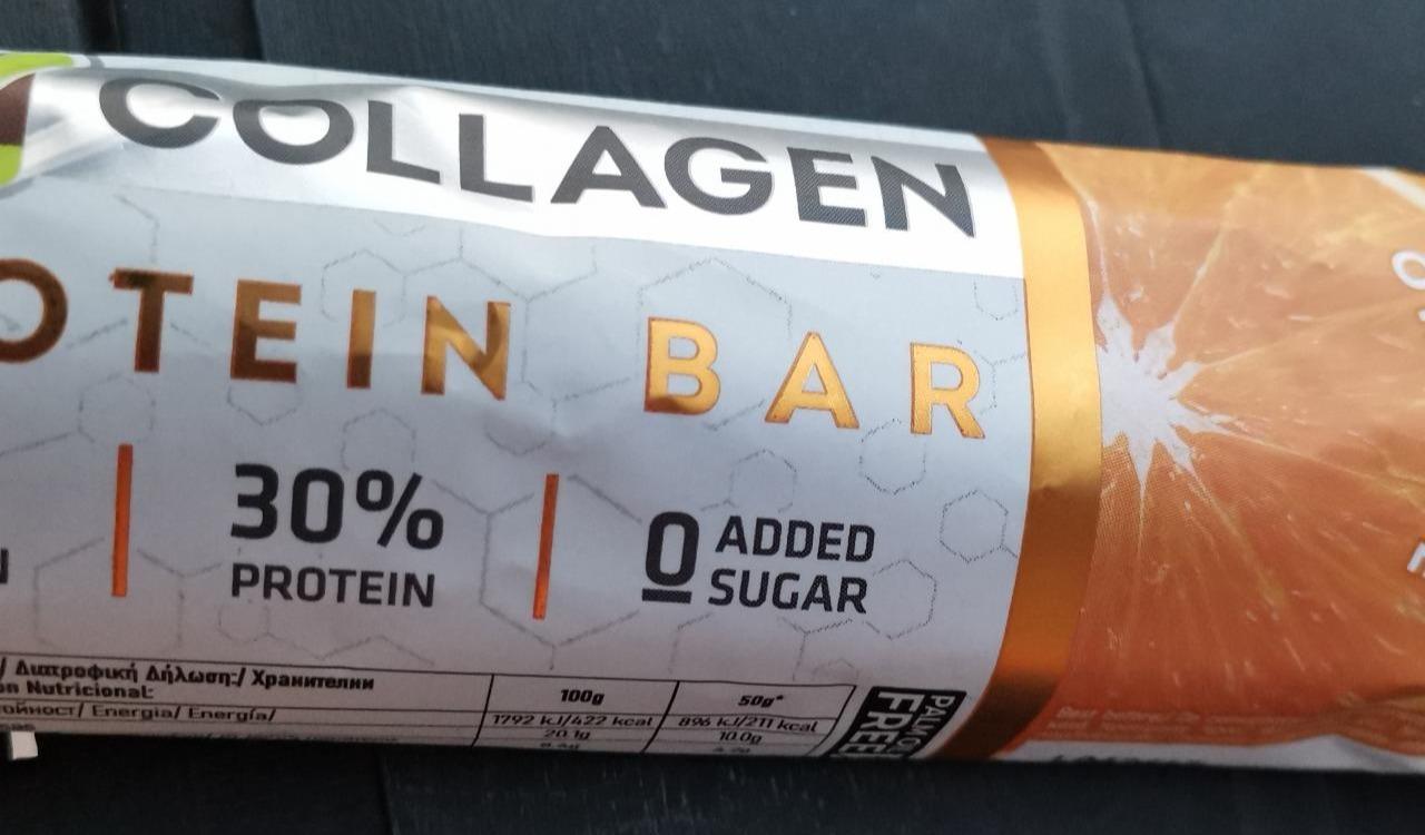 Fotografie - Protein bar colagen orange Rice up!