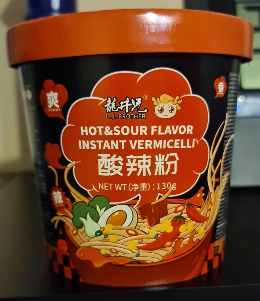 Fotografie - Instant vermicelli hot & sour flavor L.J. Brother