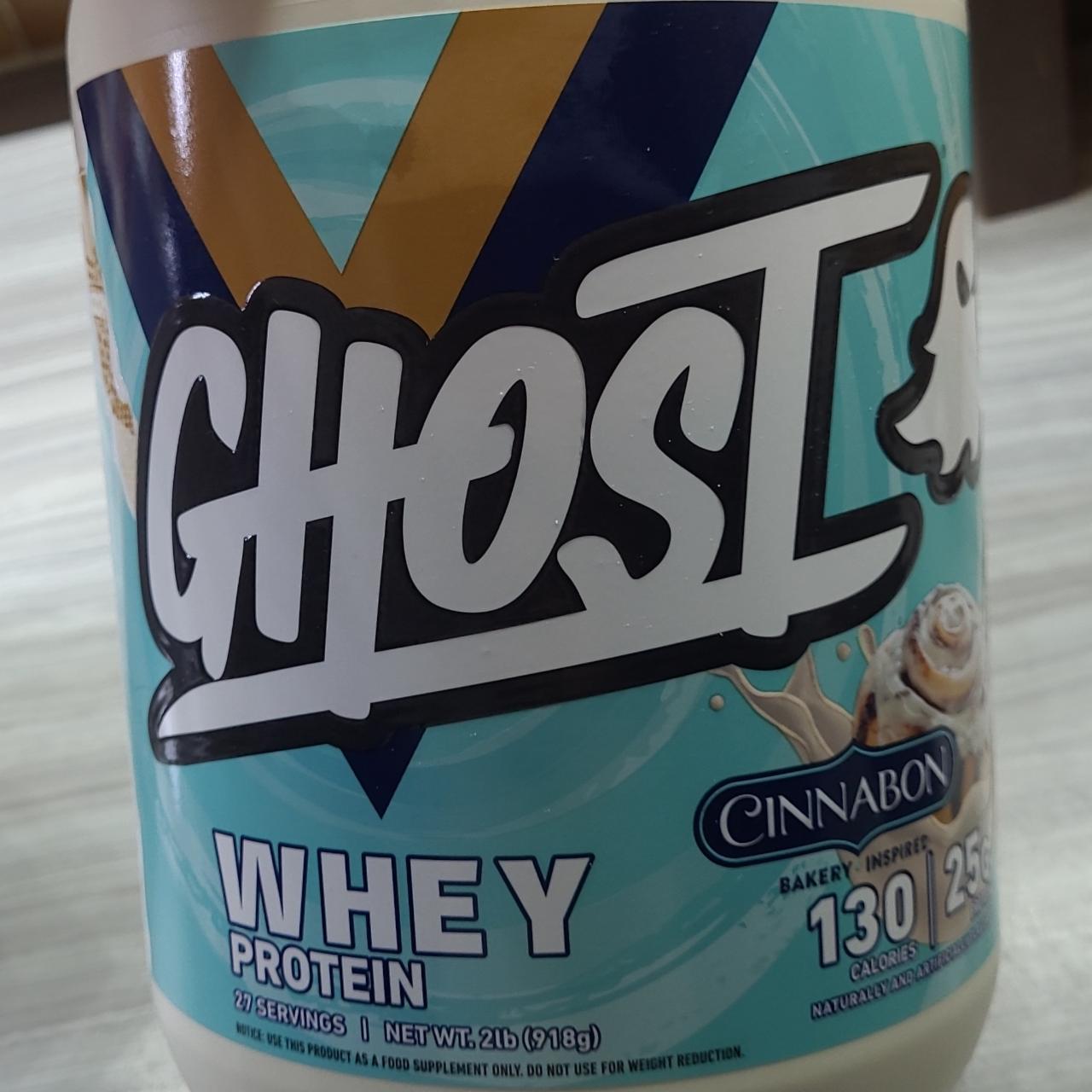 Fotografie - Whey protein cinnabon Ghost