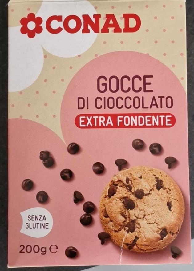 Fotografie - Gocce Di Cioccolato Extra Fondente Conad