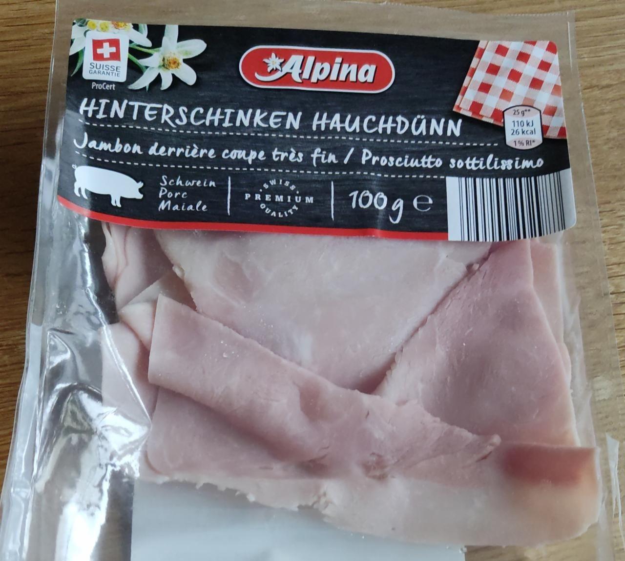 Fotografie - Hinterschinken Alpina