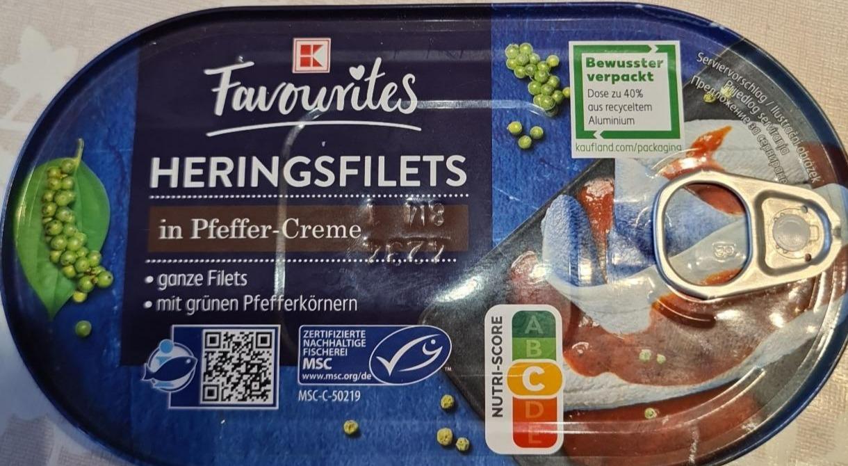 Fotografie - Heringsfilets in pfeffer-creme K-Favourites