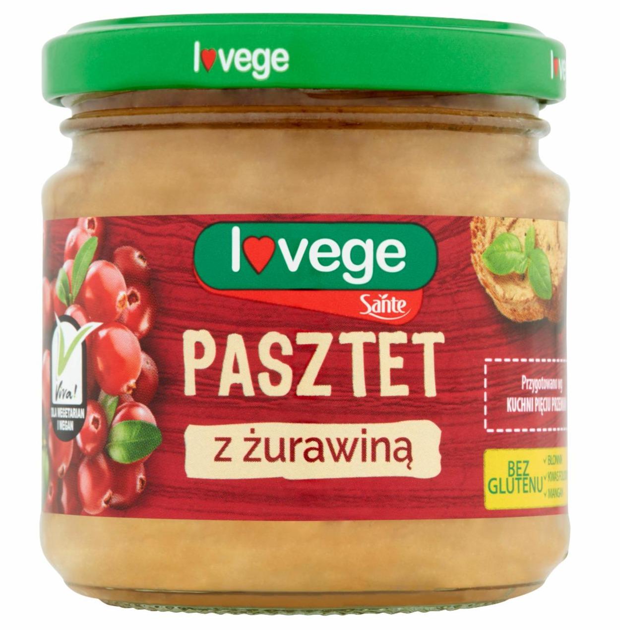 Fotografie - Pasztet z żurawiną I love vege