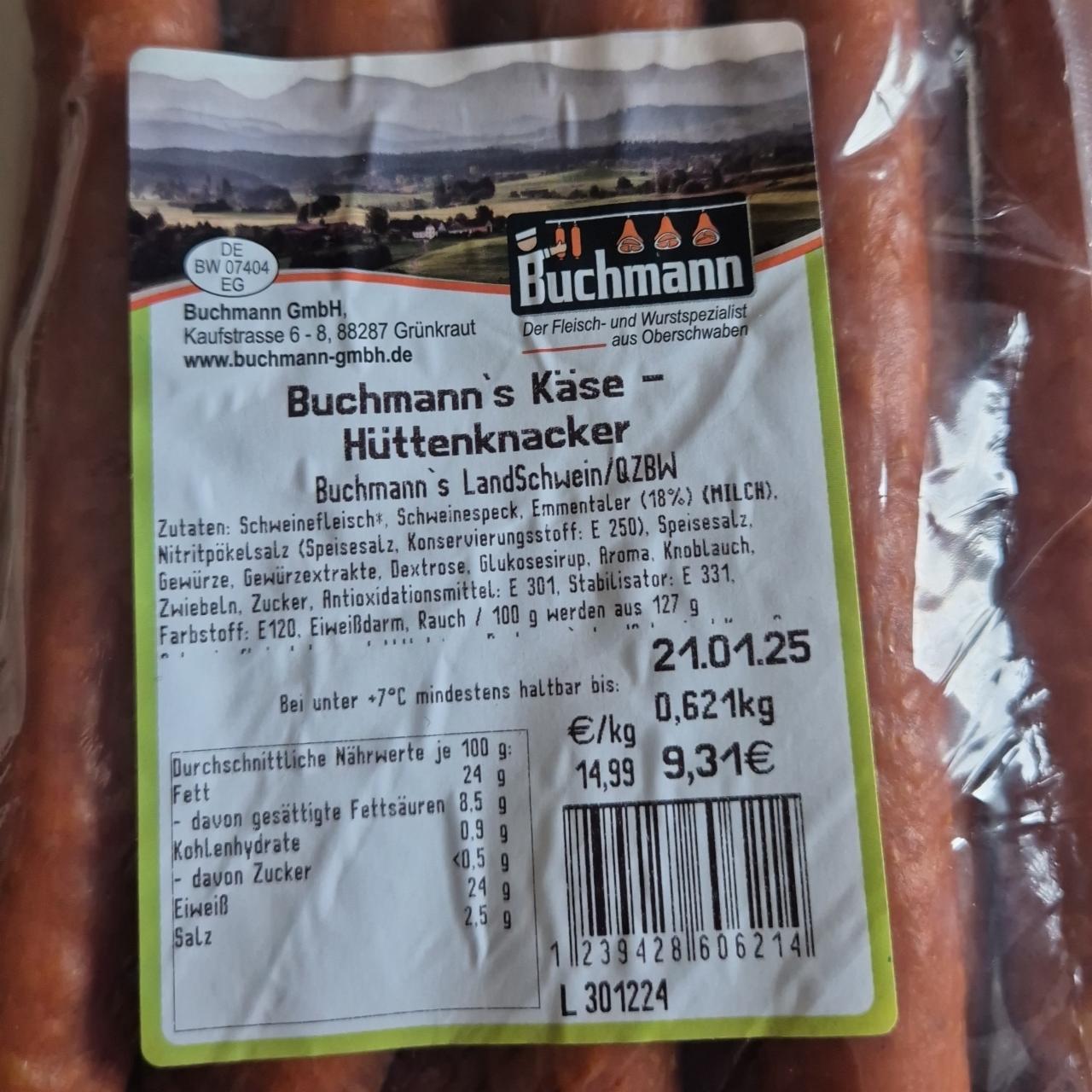 Fotografie - Buchmann's Käse - Hüttenknacker