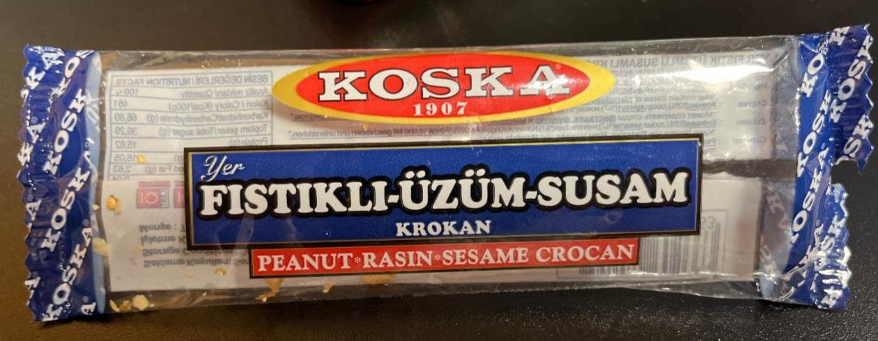 Fotografie - Peanut Rasin Sesame Crocan Koska