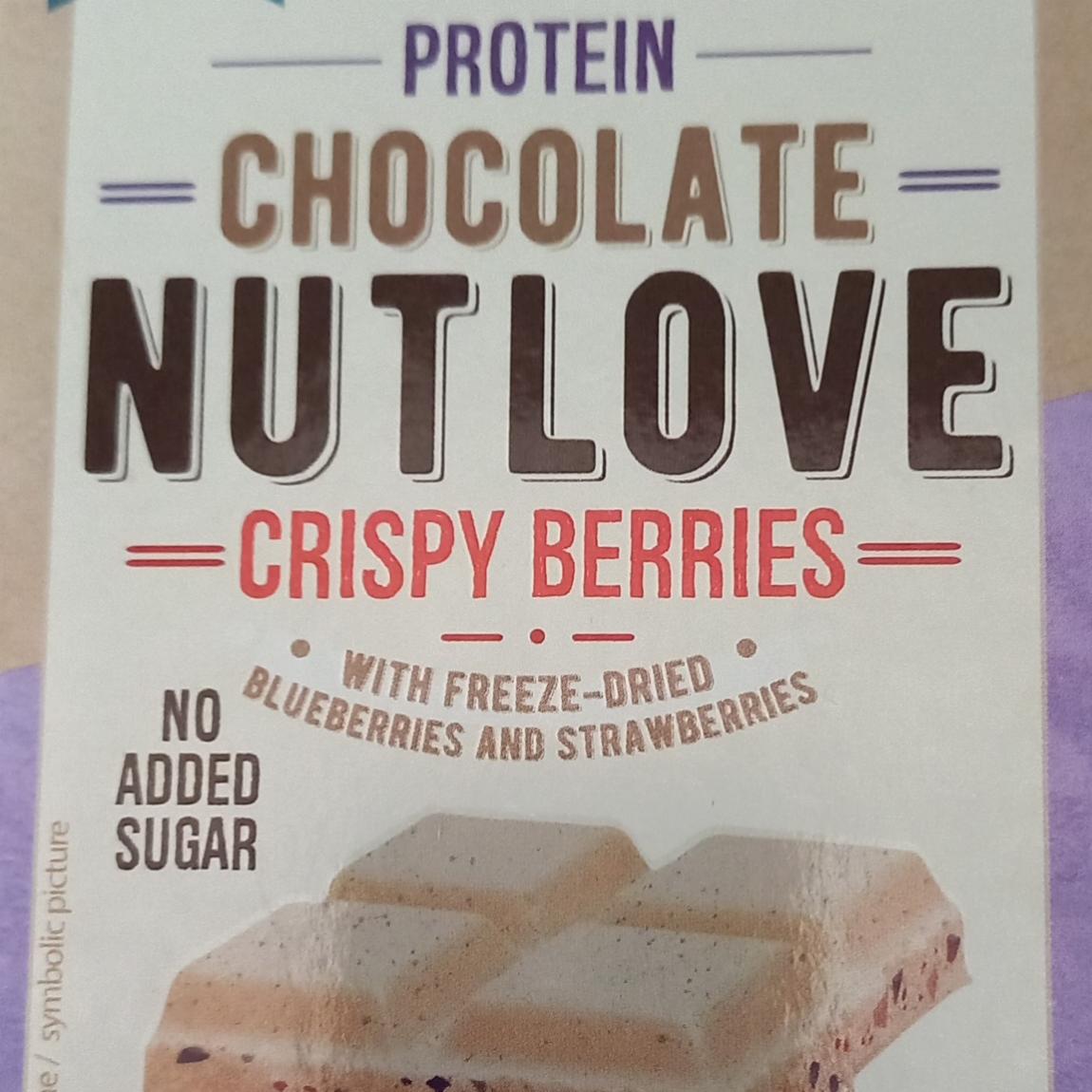 Fotografie - Protein Chocolate Nutlove Crispy Berries