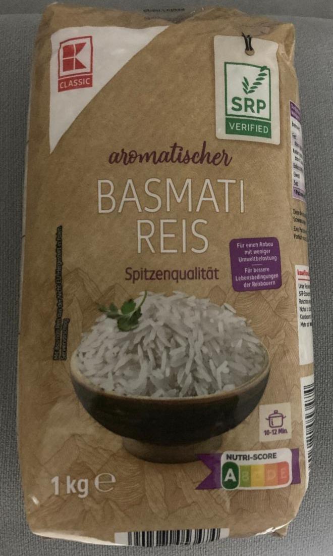 Fotografie - Basmati Reis aromatischer K-Classic