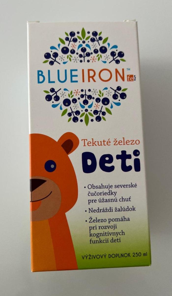 Fotografie - blue iron tekuté železo