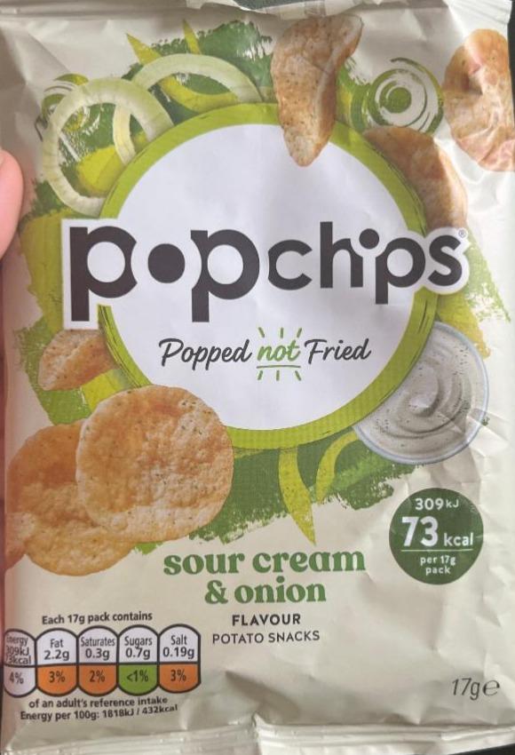 Fotografie - Sour cream & onion Popchips