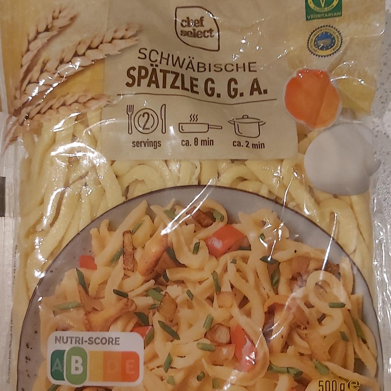 Fotografie - Schwäbische Spätzle g.g.A. Chef Select