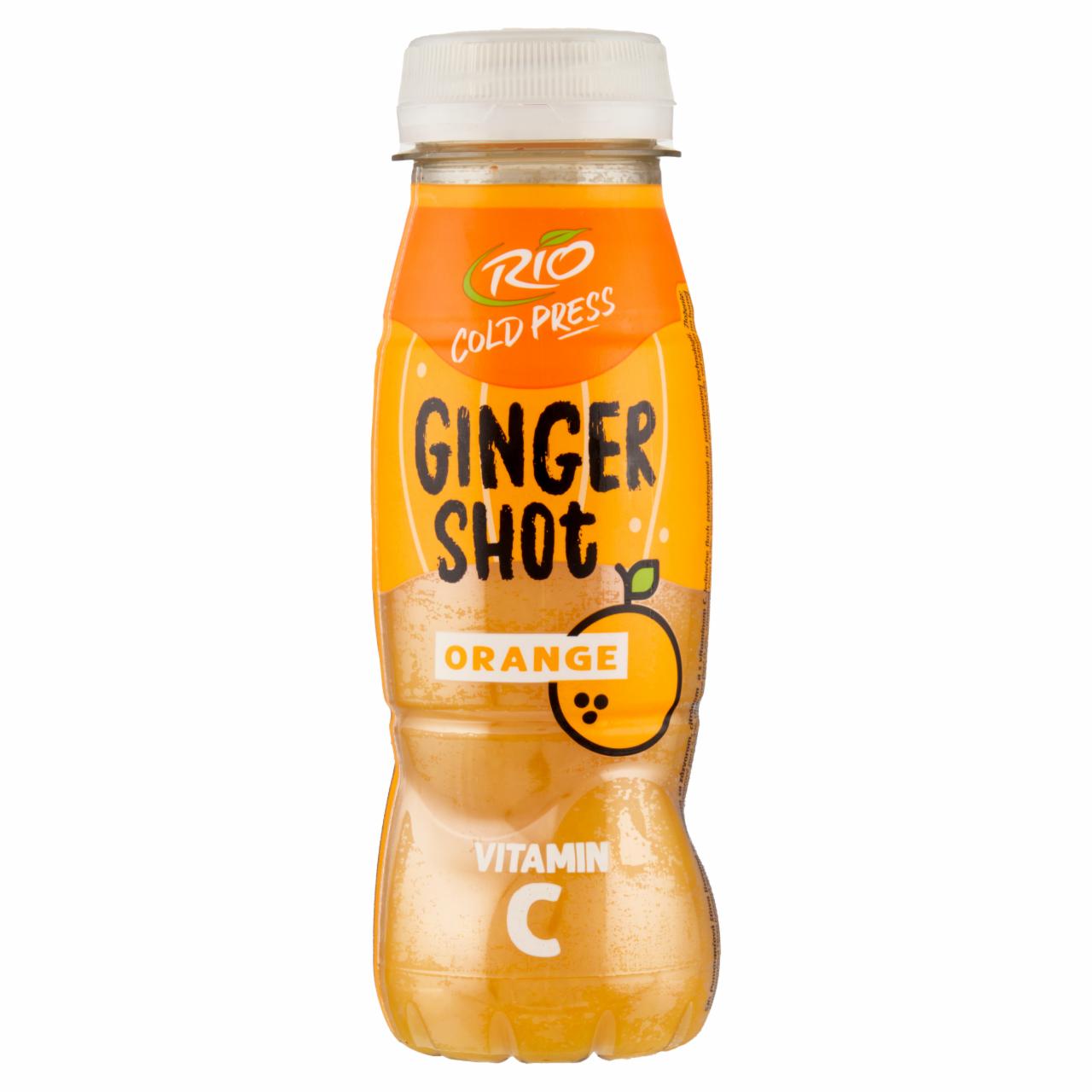 Fotografie - Ginger Shot + Vitamin C Orange Rio Cold Pressed Chilled