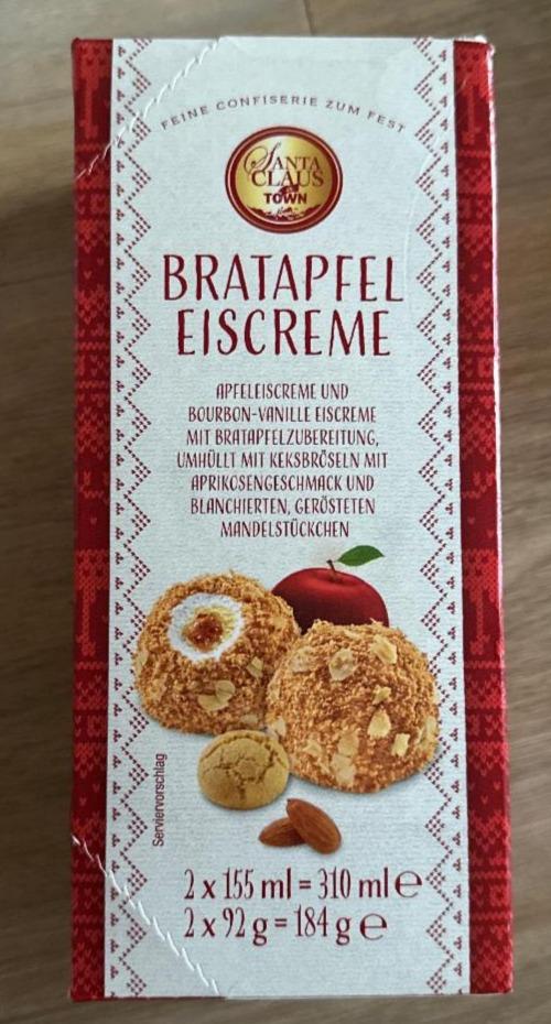 Fotografie - Bratapfel Eiscreme Santa Claus in Town