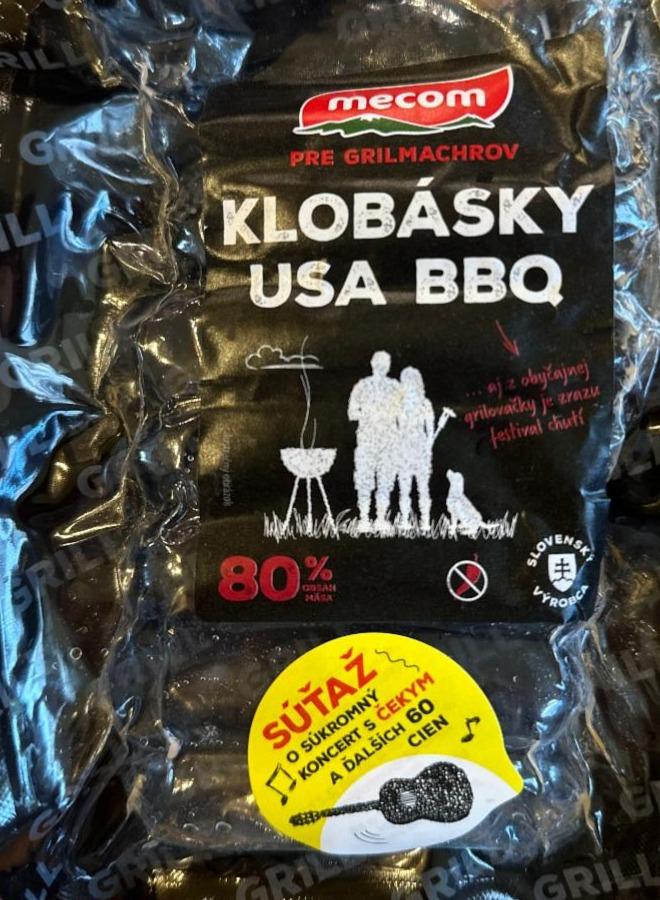 Fotografie - Klobásky USA BBQ Mecom