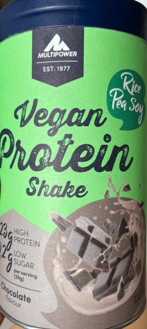 Fotografie - Vegan Protein Shake Chocolate flavour Multipower