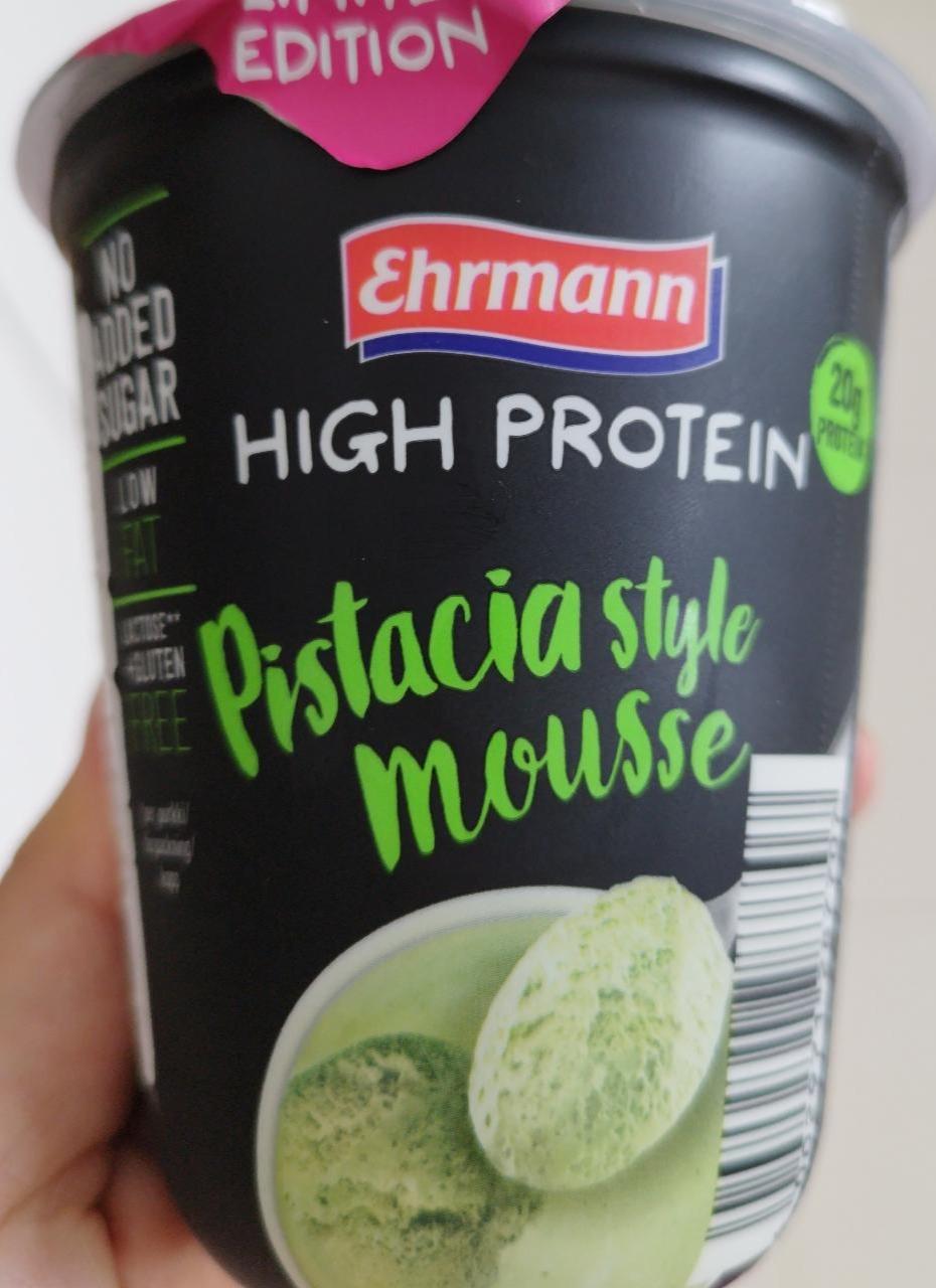 Fotografie - High Protein Pistacia Style Mousse Ehrmann