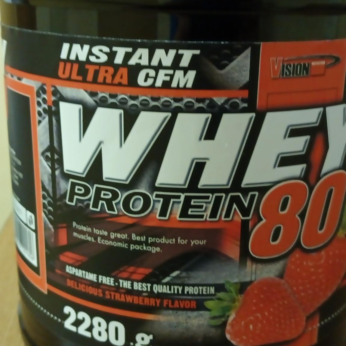 Fotografie - Instant whey protein 80 strawberry