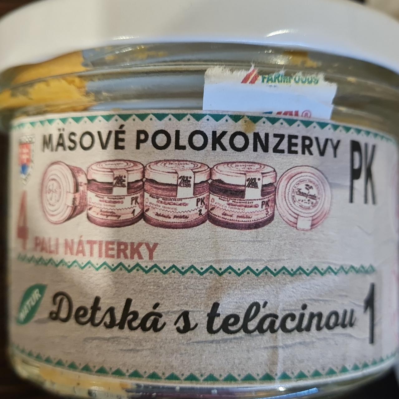 Fotografie - Pali nátierky Detská a teľacinou