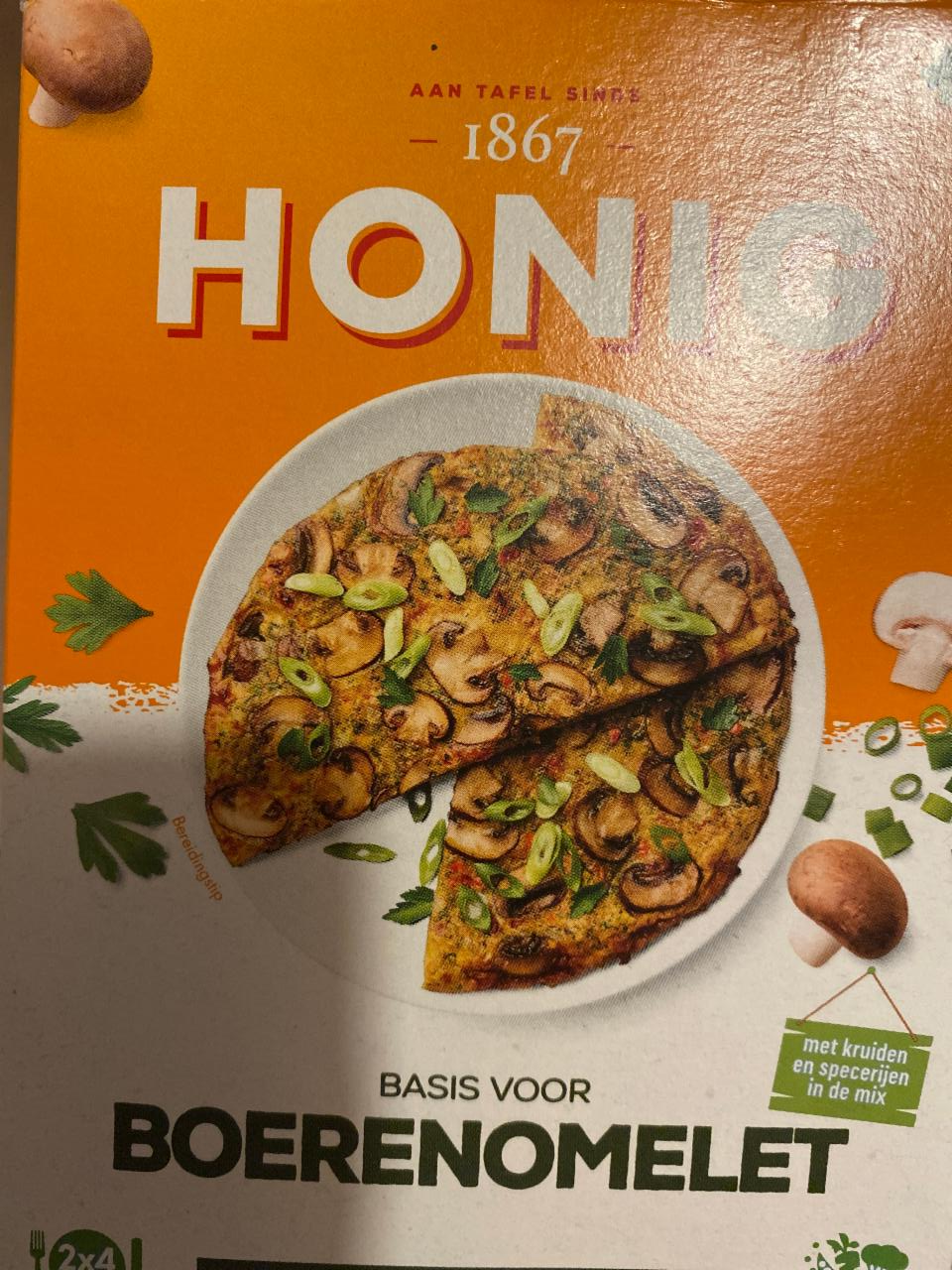 Fotografie - Basis voor Boerenomelet Honig