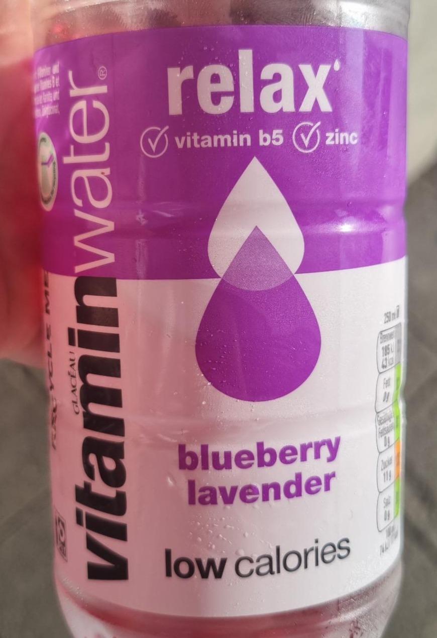 Fotografie - Vitamin Water Relax blueberry lavender