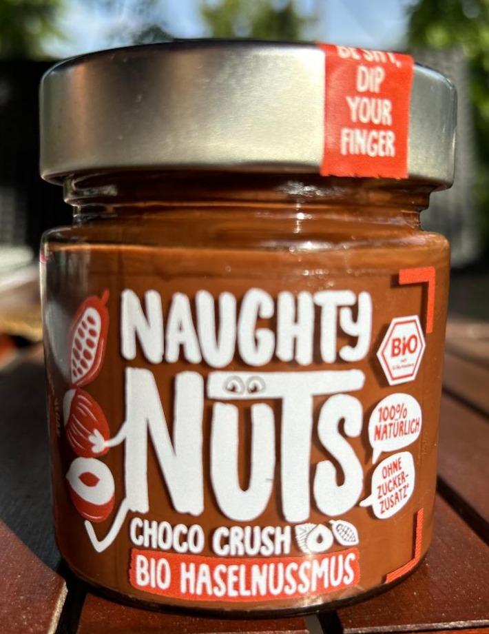 Fotografie - Naughty Nuts Choco Crush Bio Haselnussmus