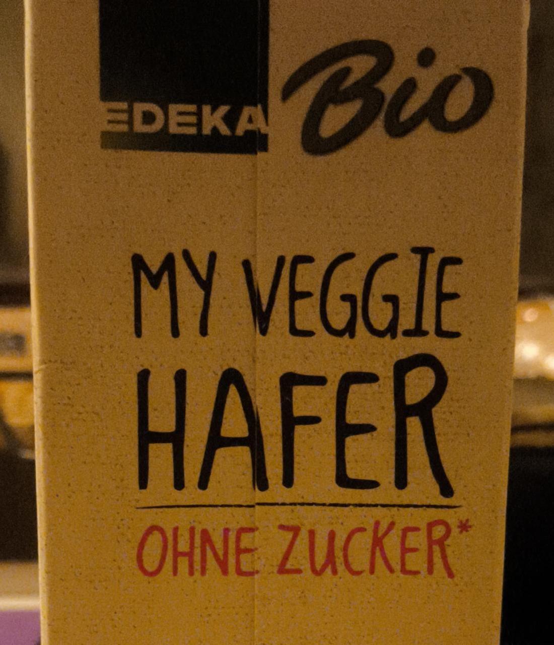 Fotografie - My Veggie Hafer Ohne Zucker Edeka Bio