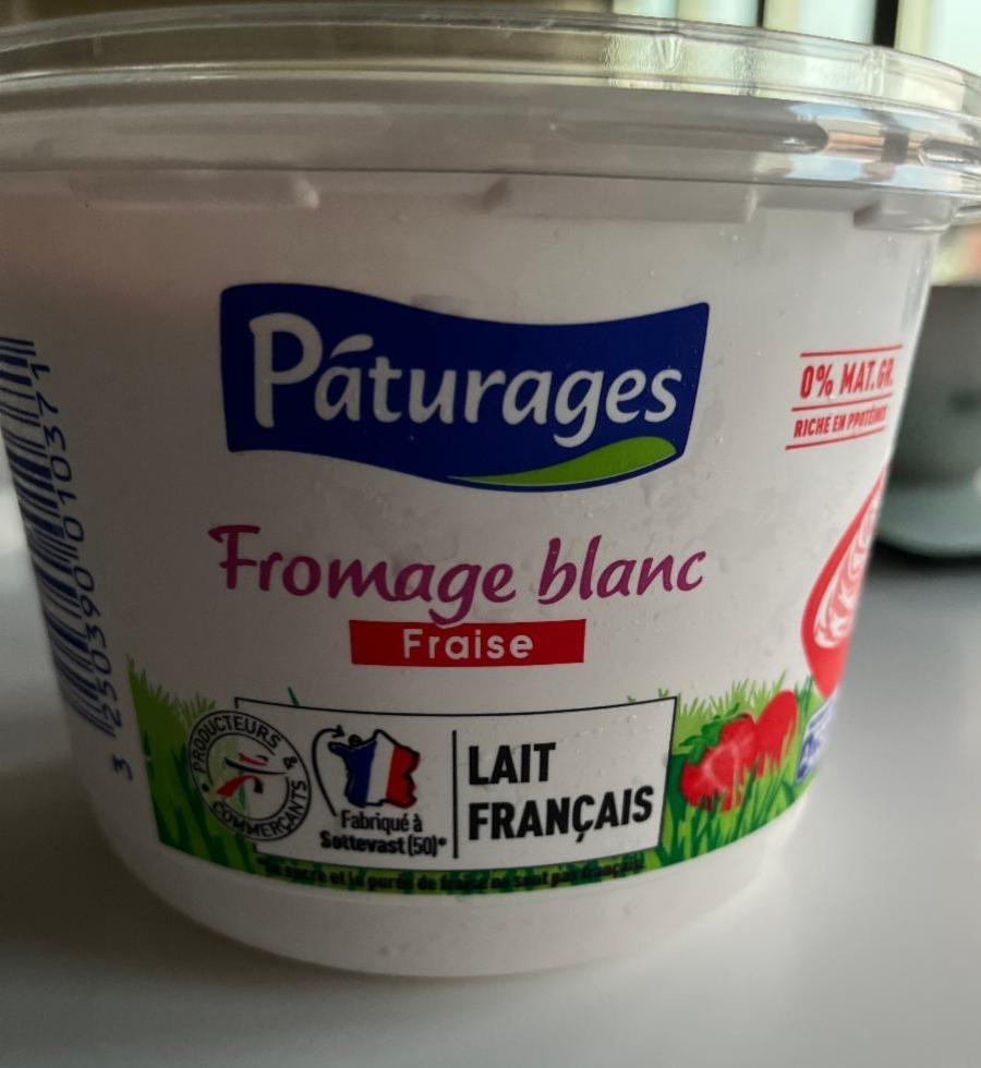 Fotografie - Fromage Blanc Fraise Paturages