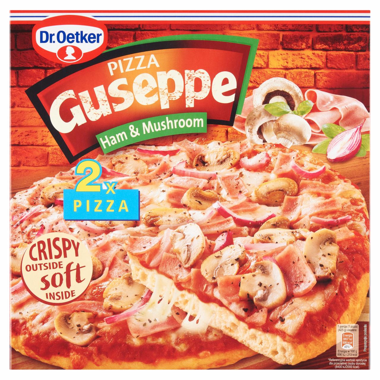 Fotografie - Pizza Guseppe Ham & Mushroom Dr.Oetker