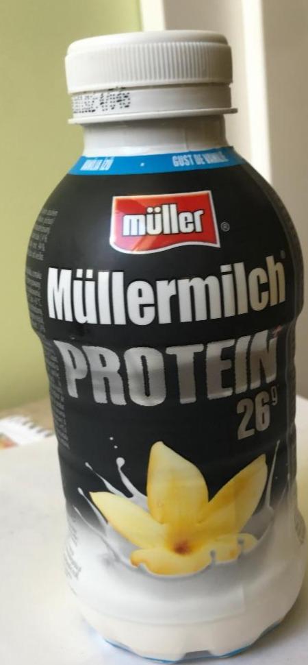 Fotografie - Müllermilch protein 26g vanilka Müller