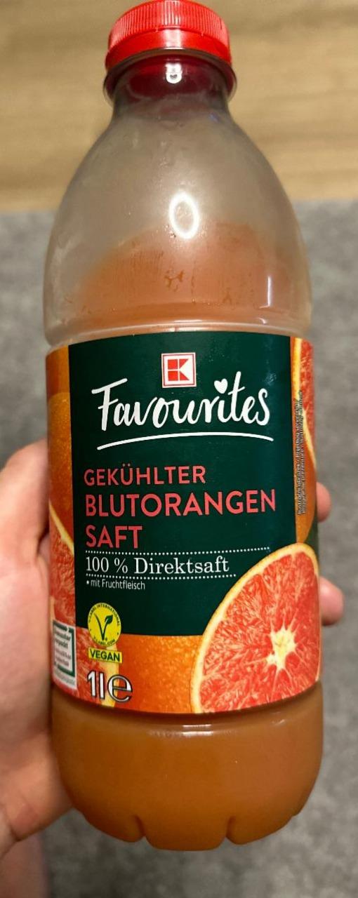 Fotografie - Gekühlter Blutorangen Saft K-Favourites