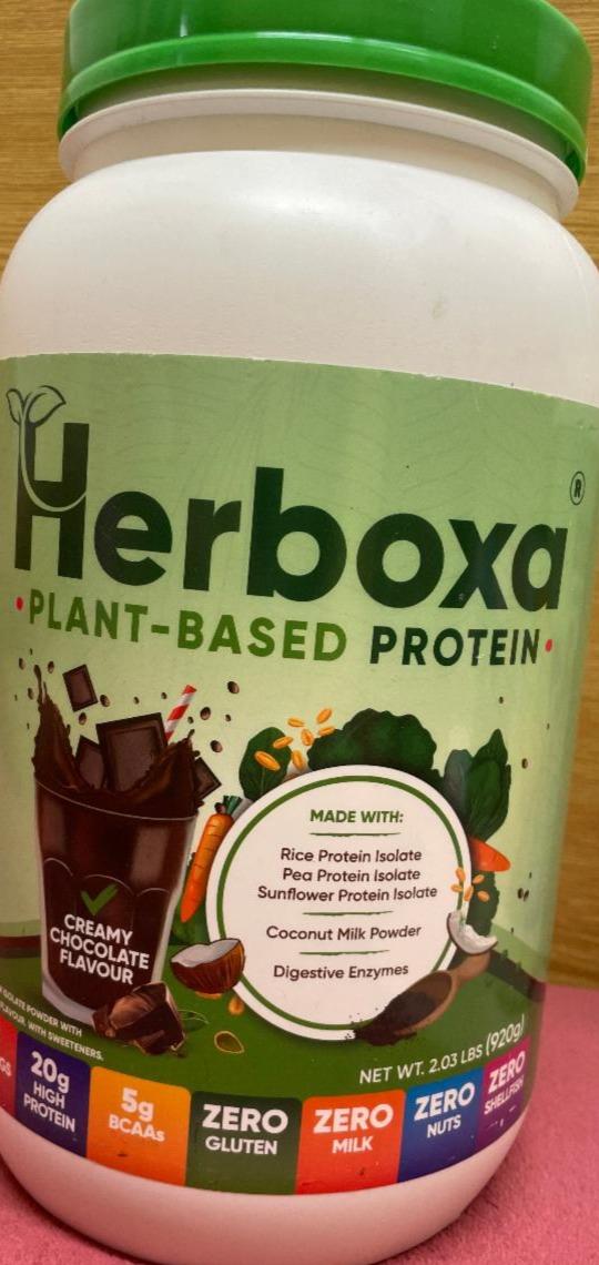 Fotografie - Plant-based protein creamy chocolate Herboxa