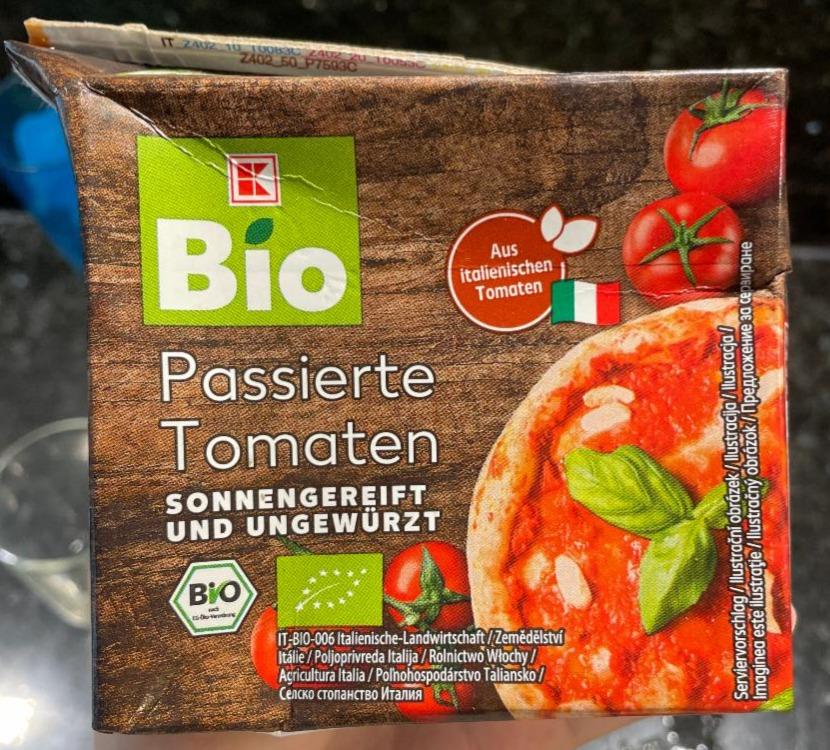 Fotografie - Passierte Tomaten K-Bio